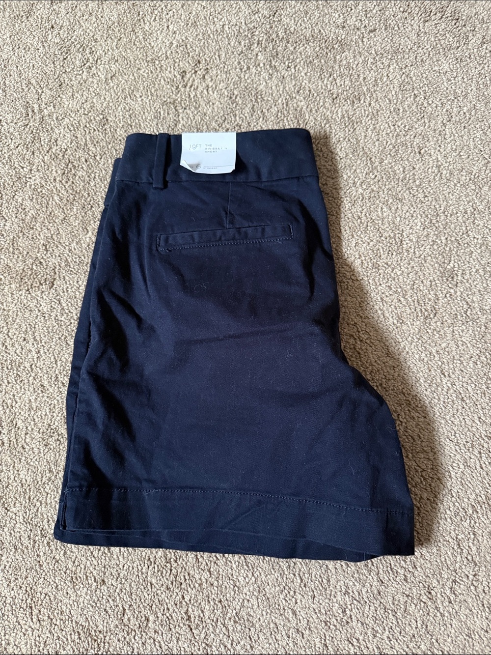 Loft Navy Shorts - Picture 2 of 4